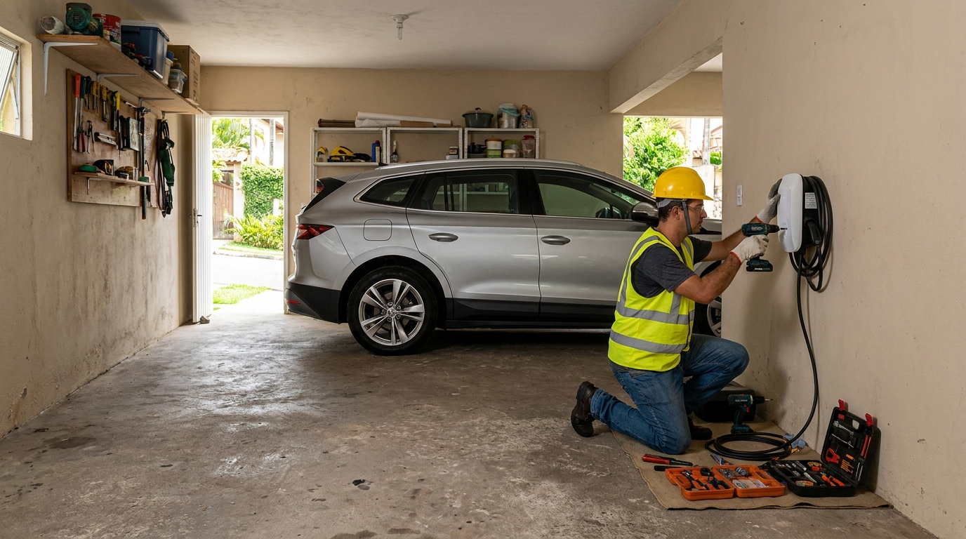 Instalação em garagem ou condomínio em Feira de Santana‑BA